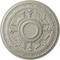 Ekena Millwork Tellson Ceiling Medallion (Fits Canopies up to 6 3/4"), 30 5/8"OD x 2 1/2"P, Pot of Cream Crackle CM30TEPCC - alternate 1